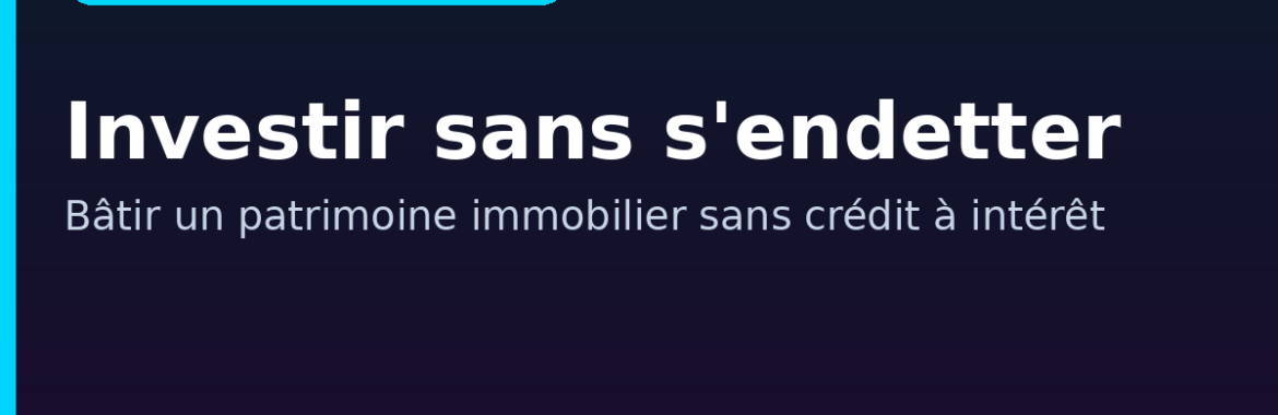 Investir dans l&rsquo;immobilier au Niger sans s&rsquo;endetter : la méthode pas à pas