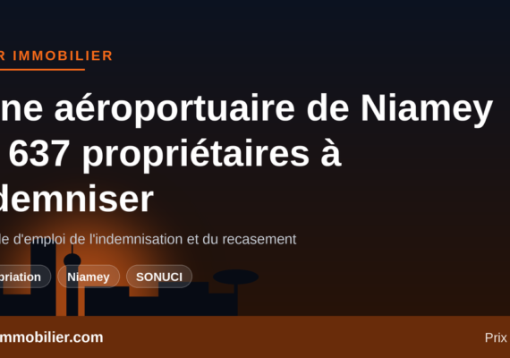 Zone aéroportuaire de Niamey : 1.637 propriétaires à indemniser — le mode d’emploi