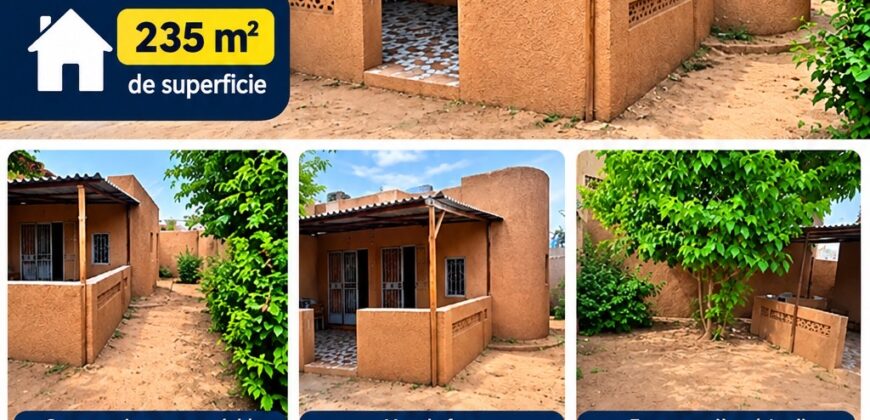 Maison 4 ch à vendre – Recasement 2e Latérite, Niamey